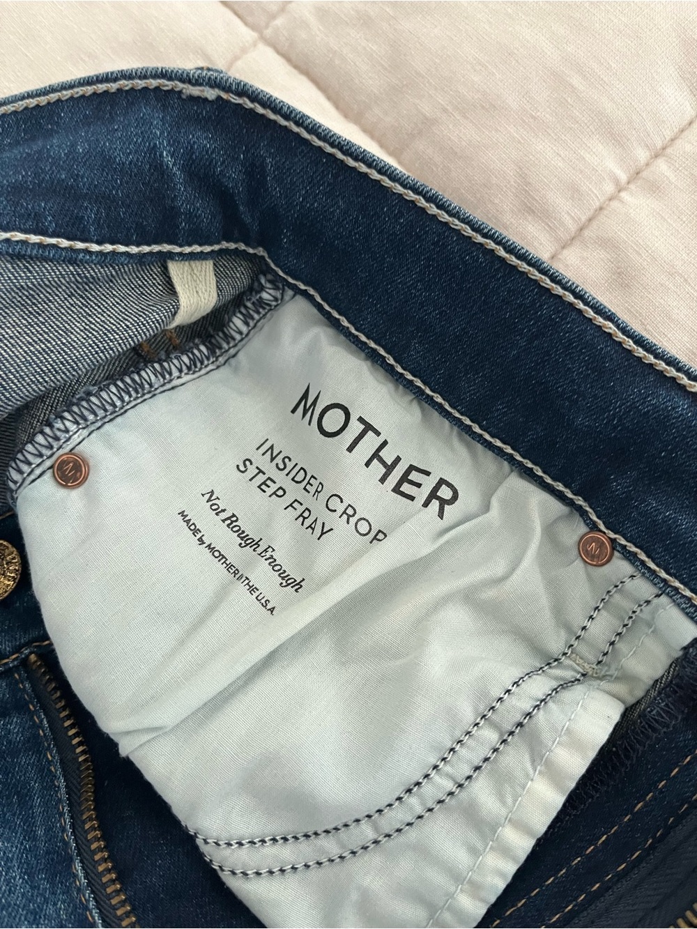 Mother Women’s Dark Blue  Jeans - Picture 4 of 12